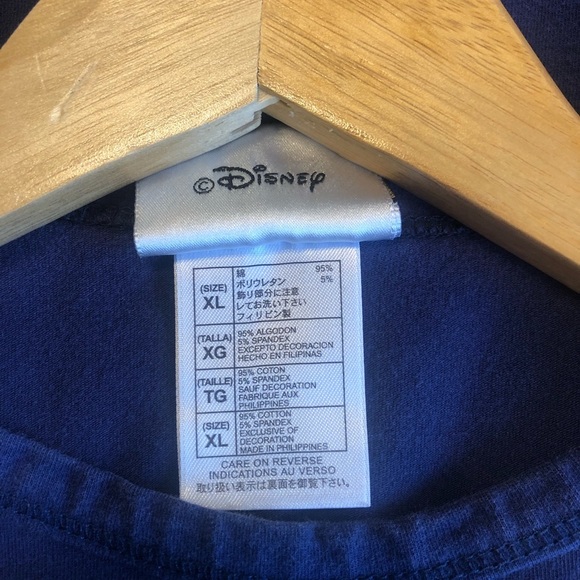 Walt Disney World Mickey Mouse Navy Blue Short Sleeve Tee Shirt Woman’s XL - Picture 7 of 8